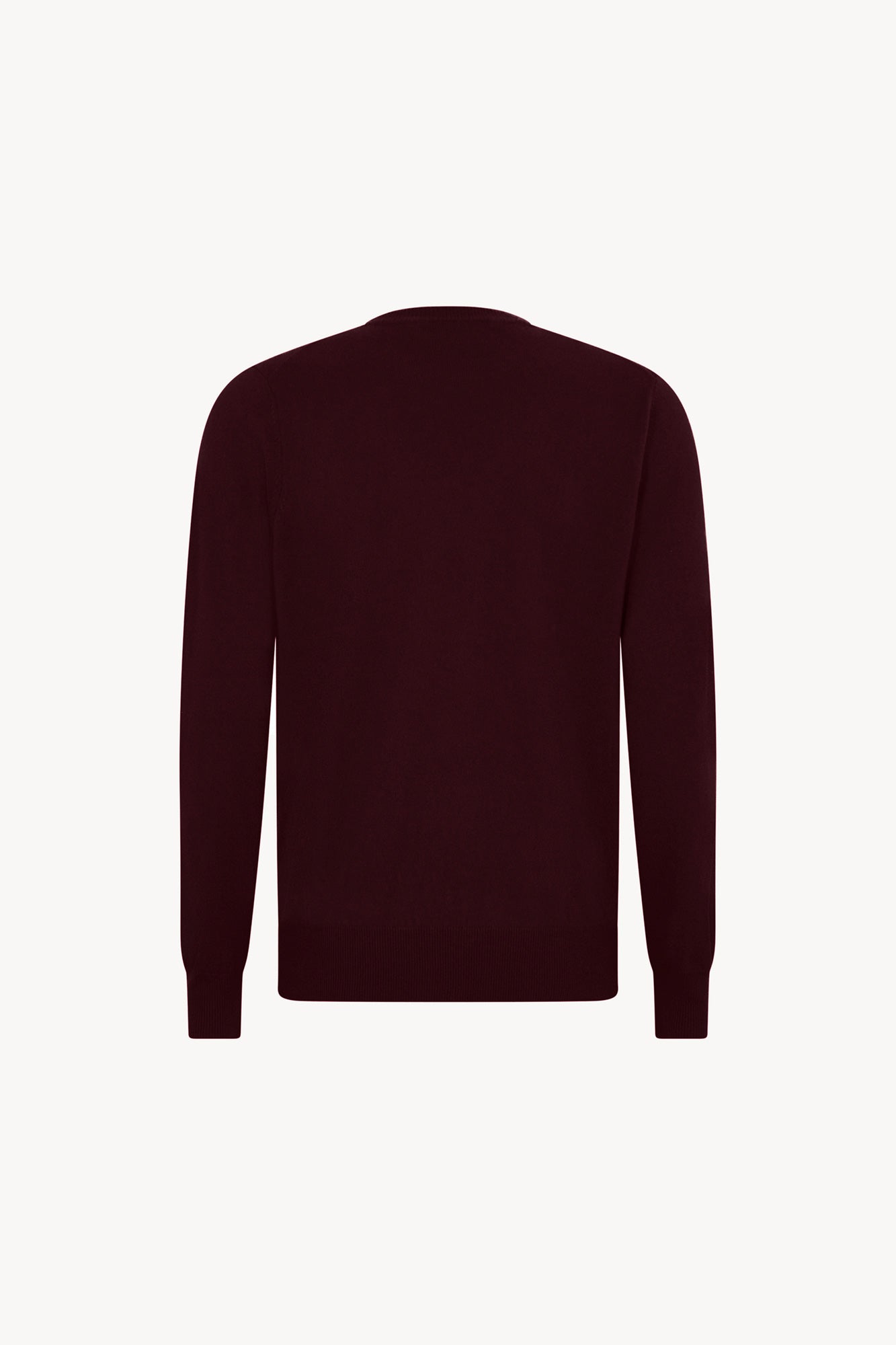 Maglia Girocollo in Puro Cashmere Acero