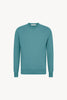 Maglia Girocollo in Puro Cashmere Turchese