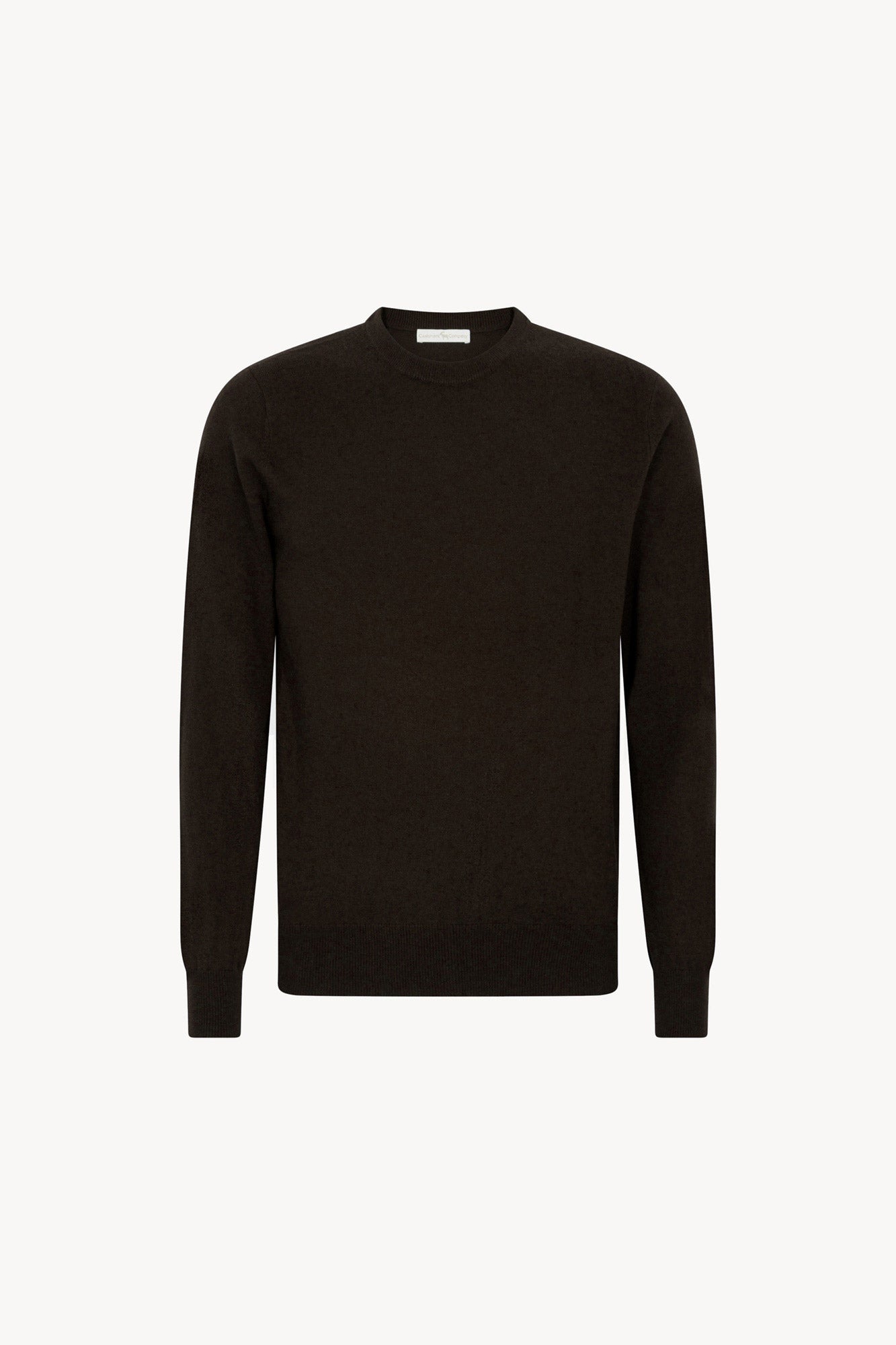 Maglia Girocollo in Puro Cashmere Mocha