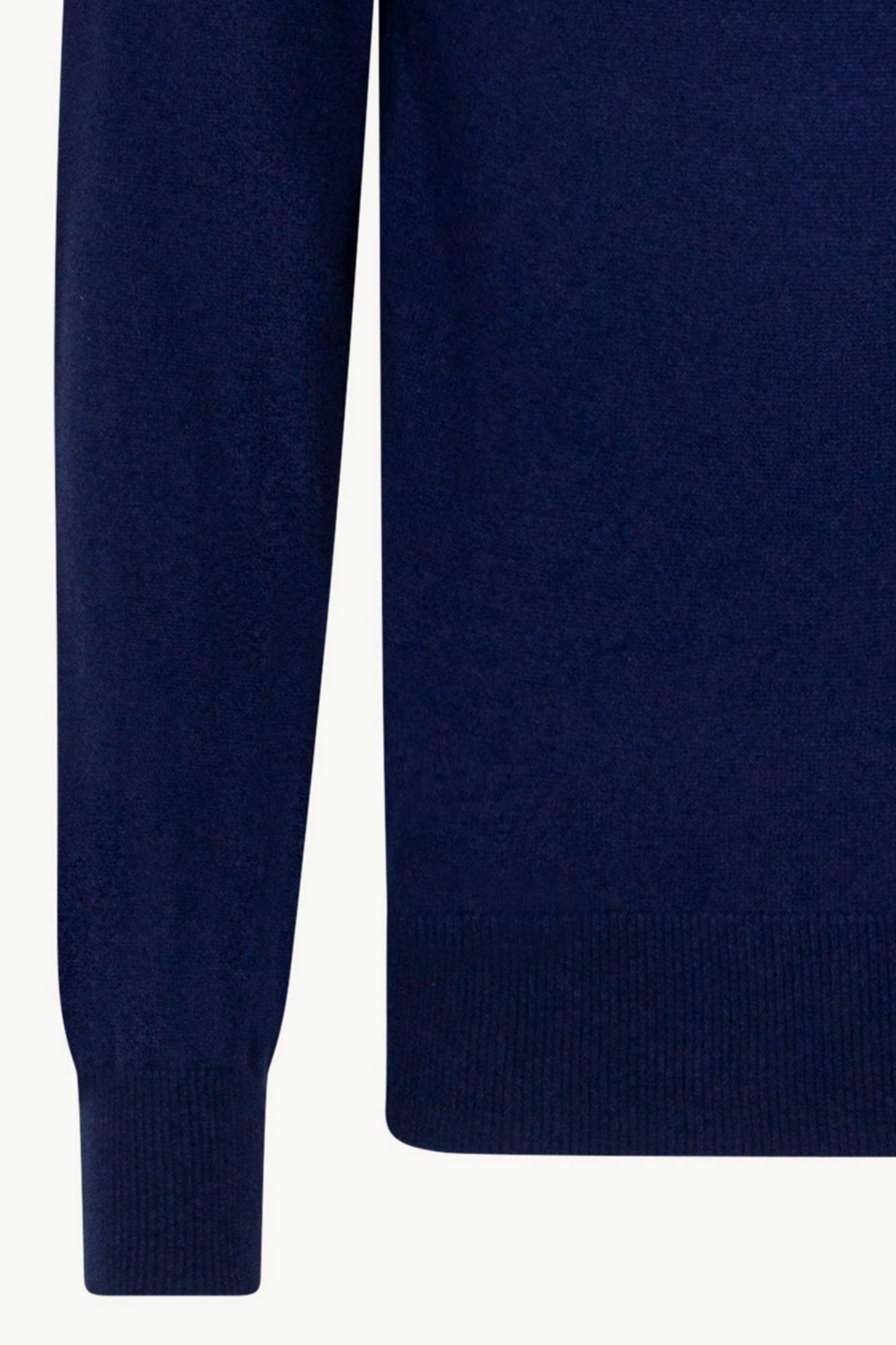 Maglia Girocollo in Puro Cashmere Ink Blue