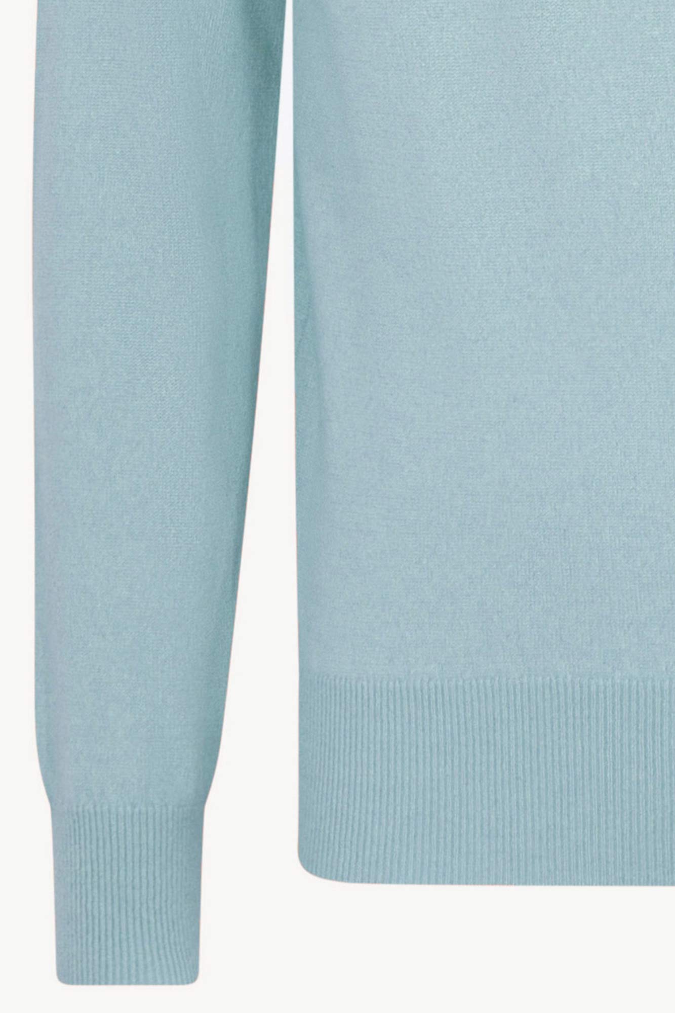Maglia Girocollo in Puro Cashmere Acquamarina