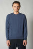 Maglia Girocollo in Puro Cashmere Denim Scuro