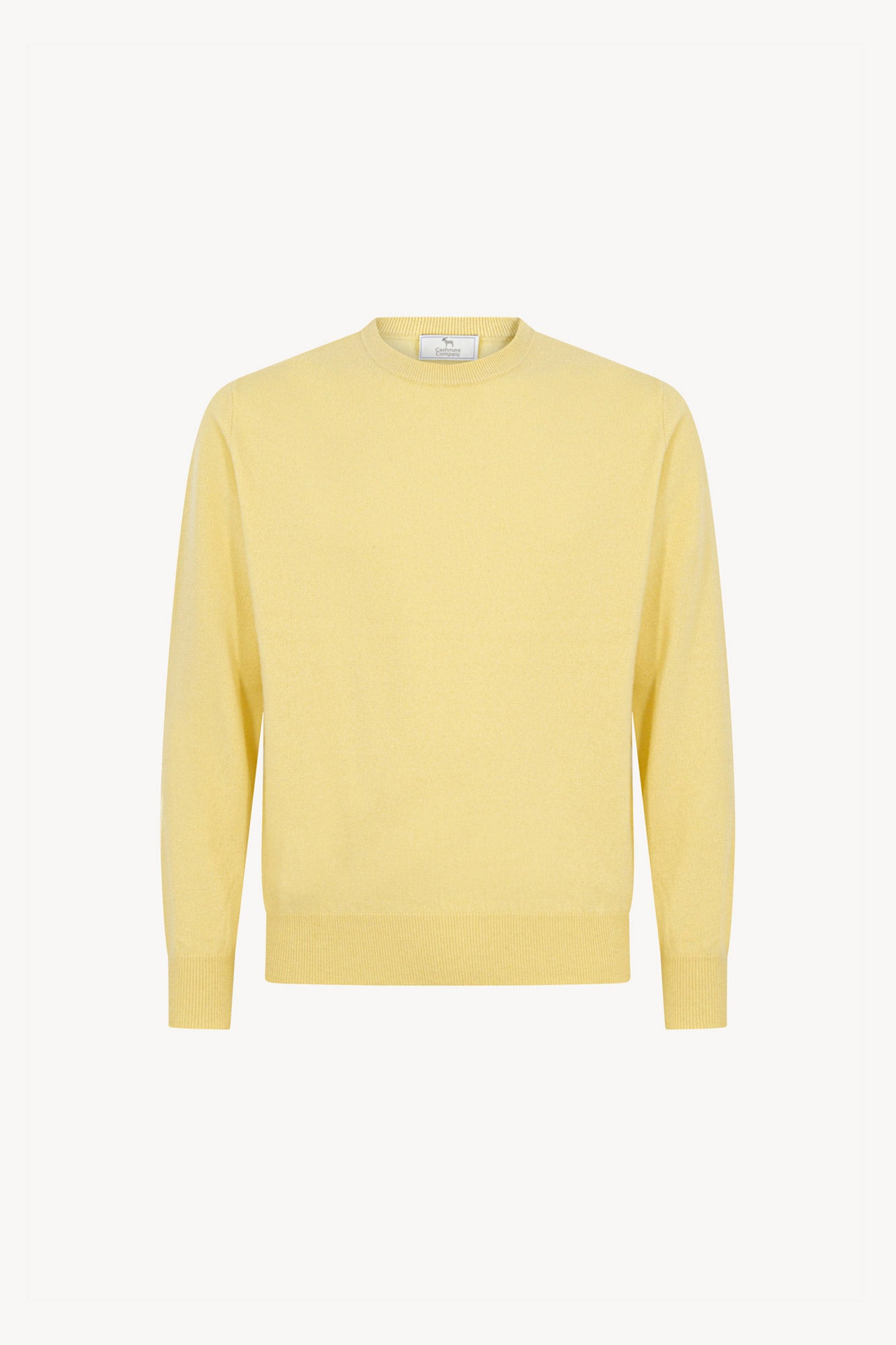 Maglia Girocollo in Puro Cashmere Vanilla