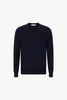 Maglia Scollo a V in Puro Cashmere Navy