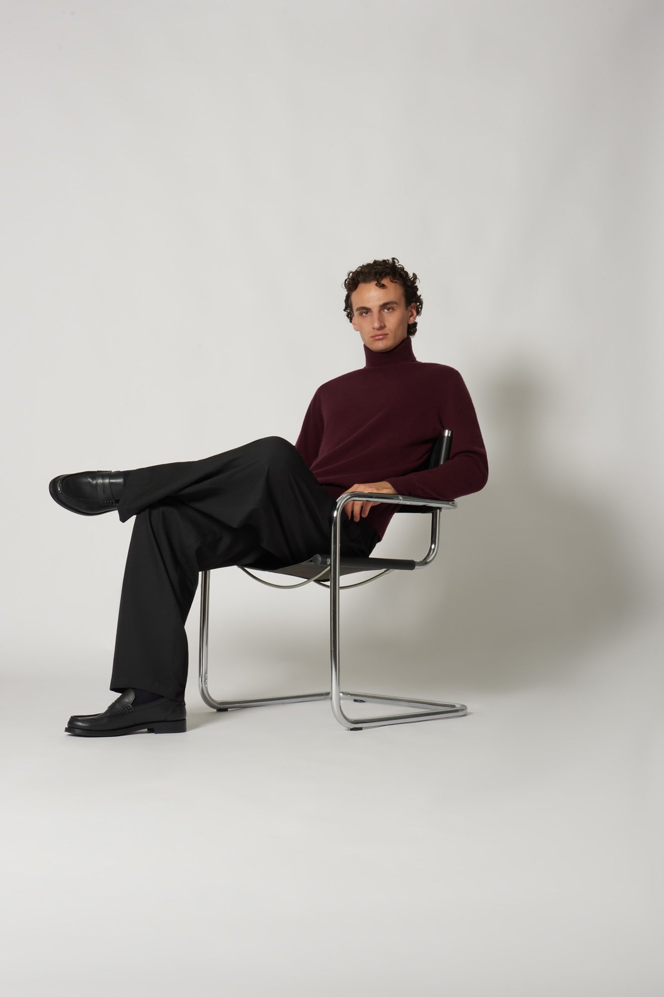 Dolcevita in Puro Cashmere Acero