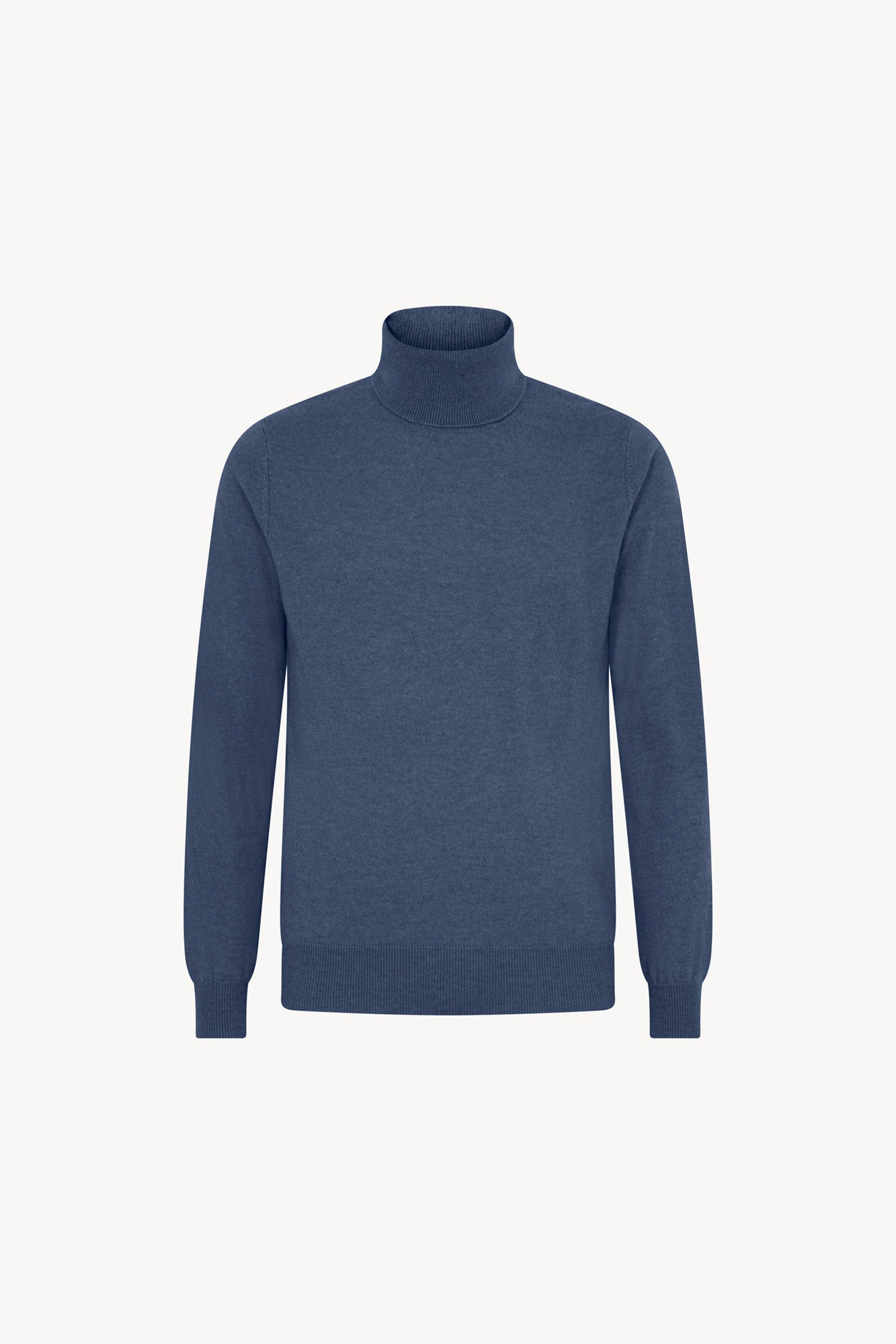 Dolcevita in Puro Cashmere Denim Scuro