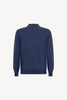 Maglia a Lupetto in Puro Cashmere Denim Scuro