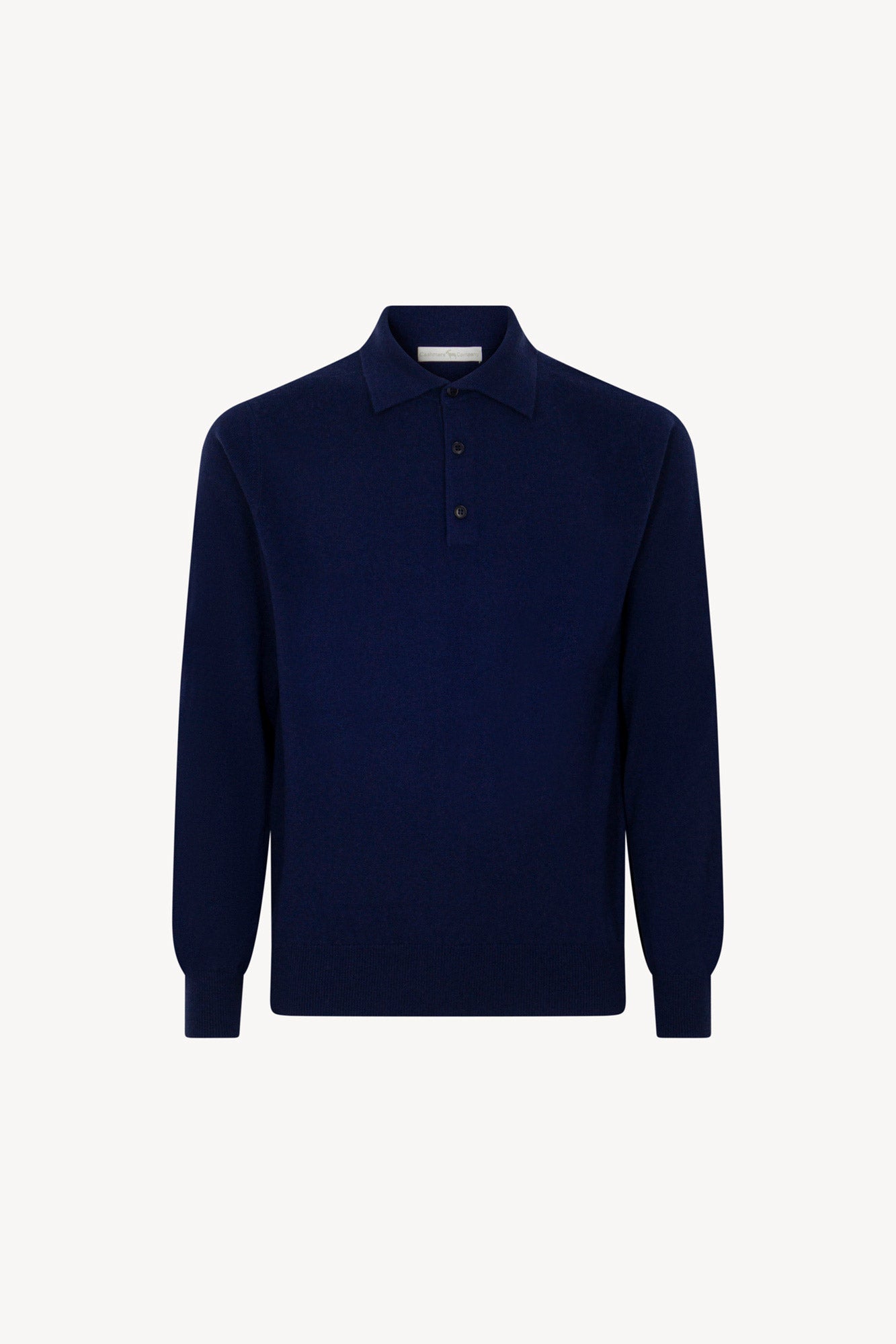 Polo in Puro Cashmere Ink Blue