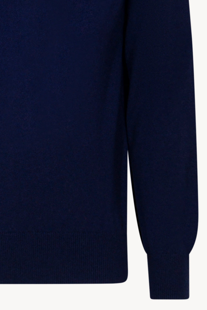 Polo in Puro Cashmere Ink Blue