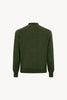 Pure Cashmere Loden Zip-Up Bomber Cardigan
