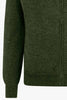 Pure Cashmere Loden Zip-Up Bomber Cardigan