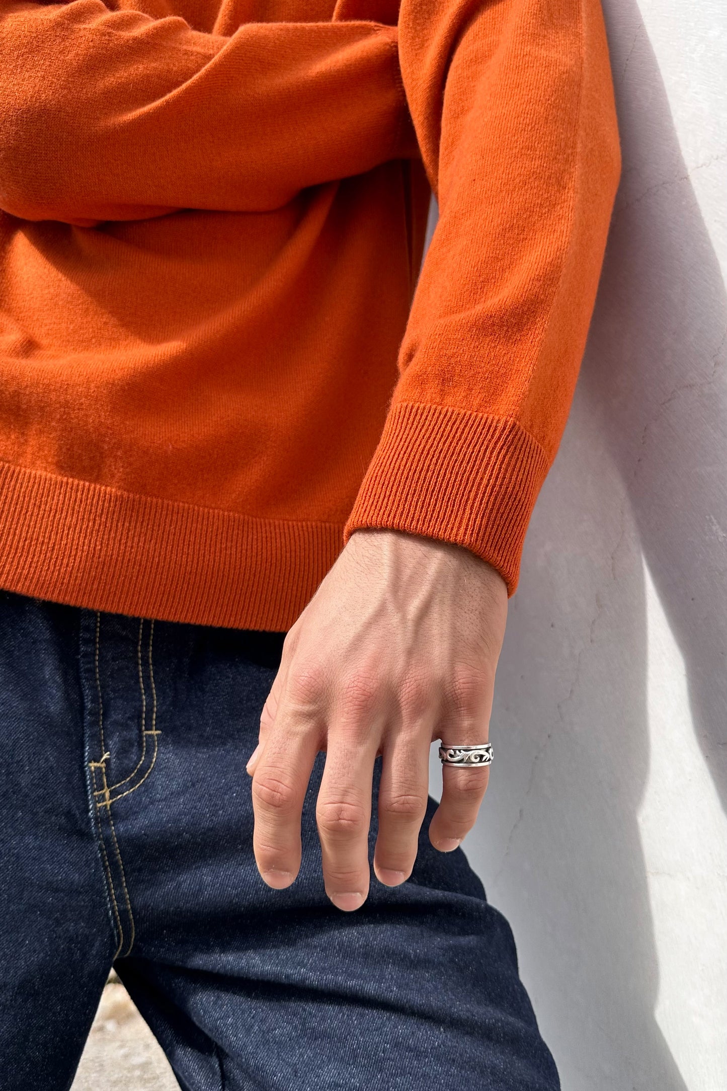 Pull Bordi Felpa Puro Cashmere
