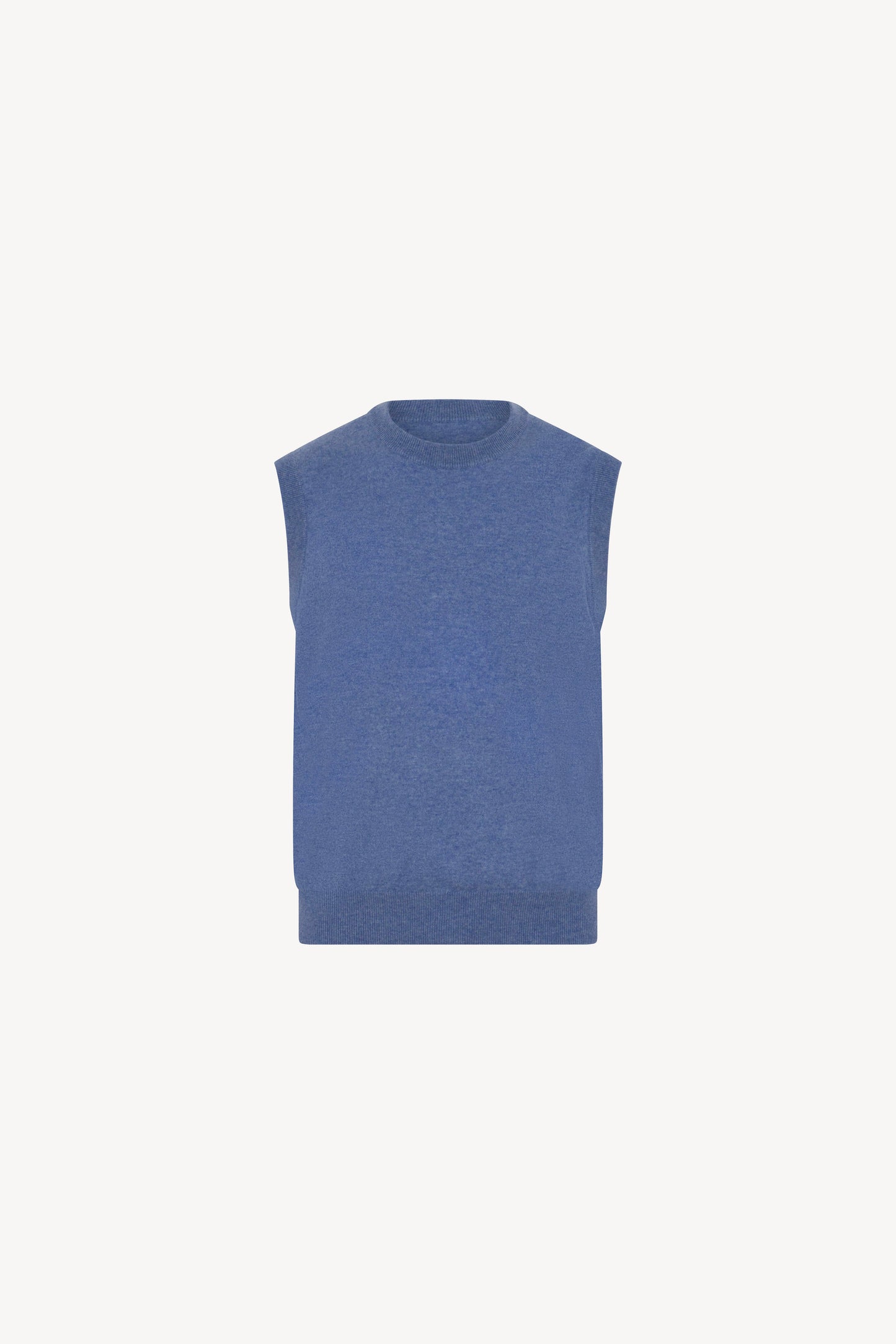 Girocollo Senza Maniche Puro Cashmere