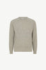Girocollo a Costa Inglese in Puro Cashmere Pomice