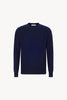 Girocollo 4 Fili in Puro Cashmere Ink Blue