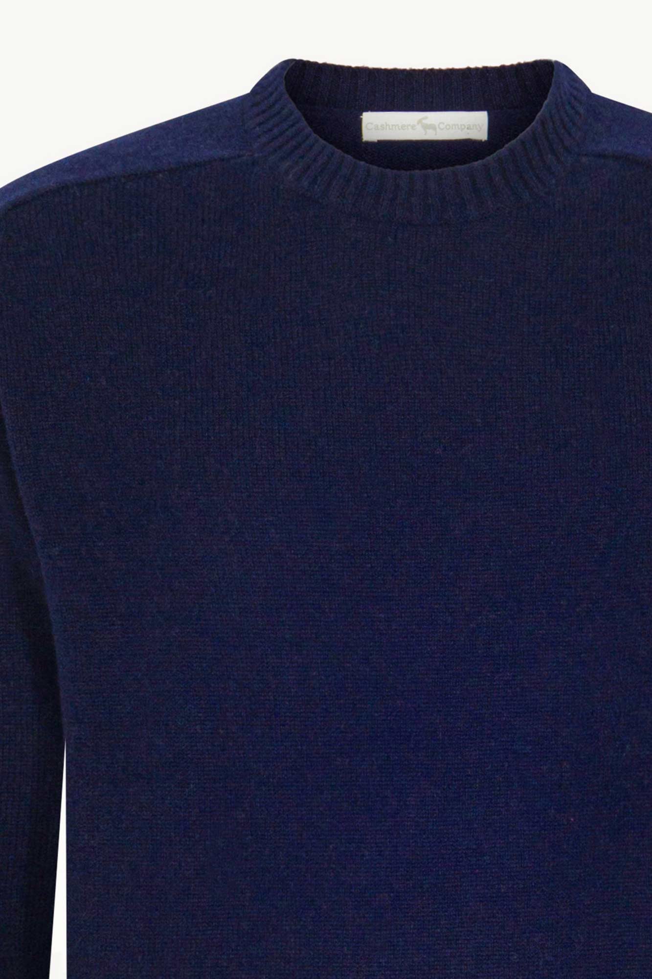 Girocollo 4 Fili in Puro Cashmere Ink Blue