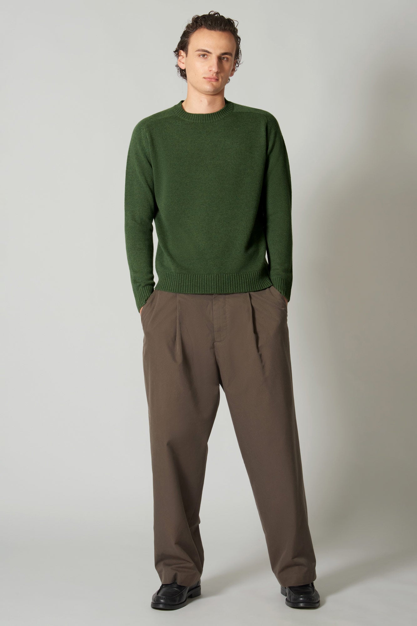 Girocollo 4 Fili in Puro Cashmere Ink Blue