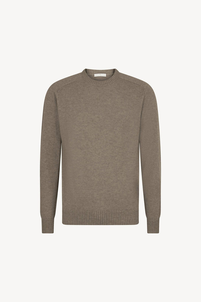 4-Ply Pure Cashmere Dune Crew Neck
