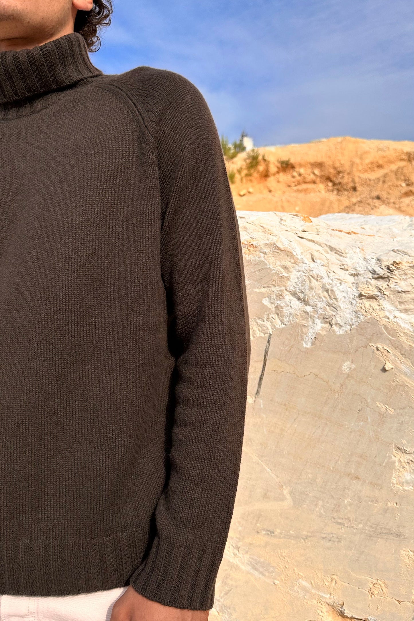 Dolcevita Raglan Rasato Puro Cashmere