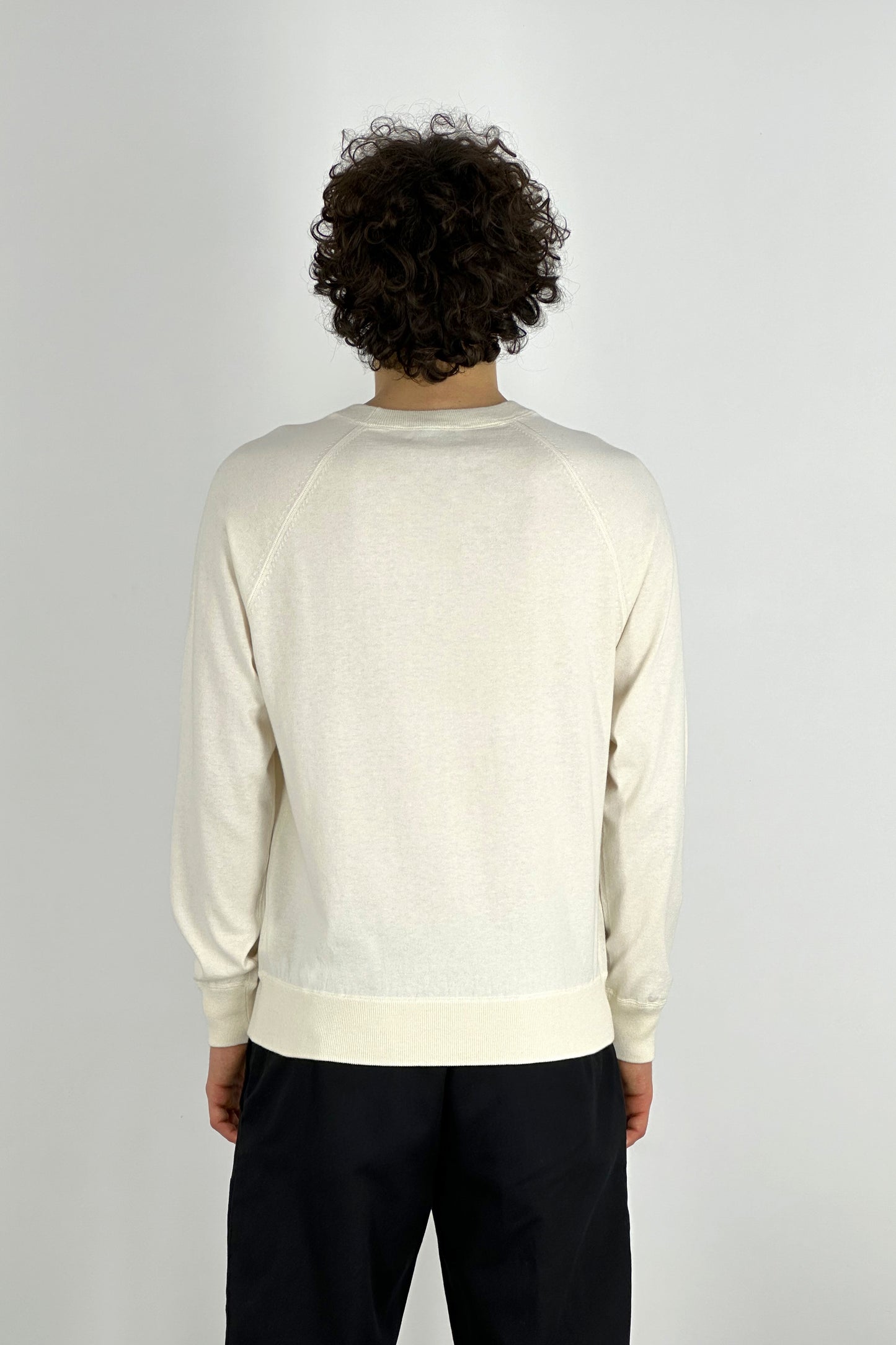 Cotton - Cashmere Crew Neck Sweatshirt