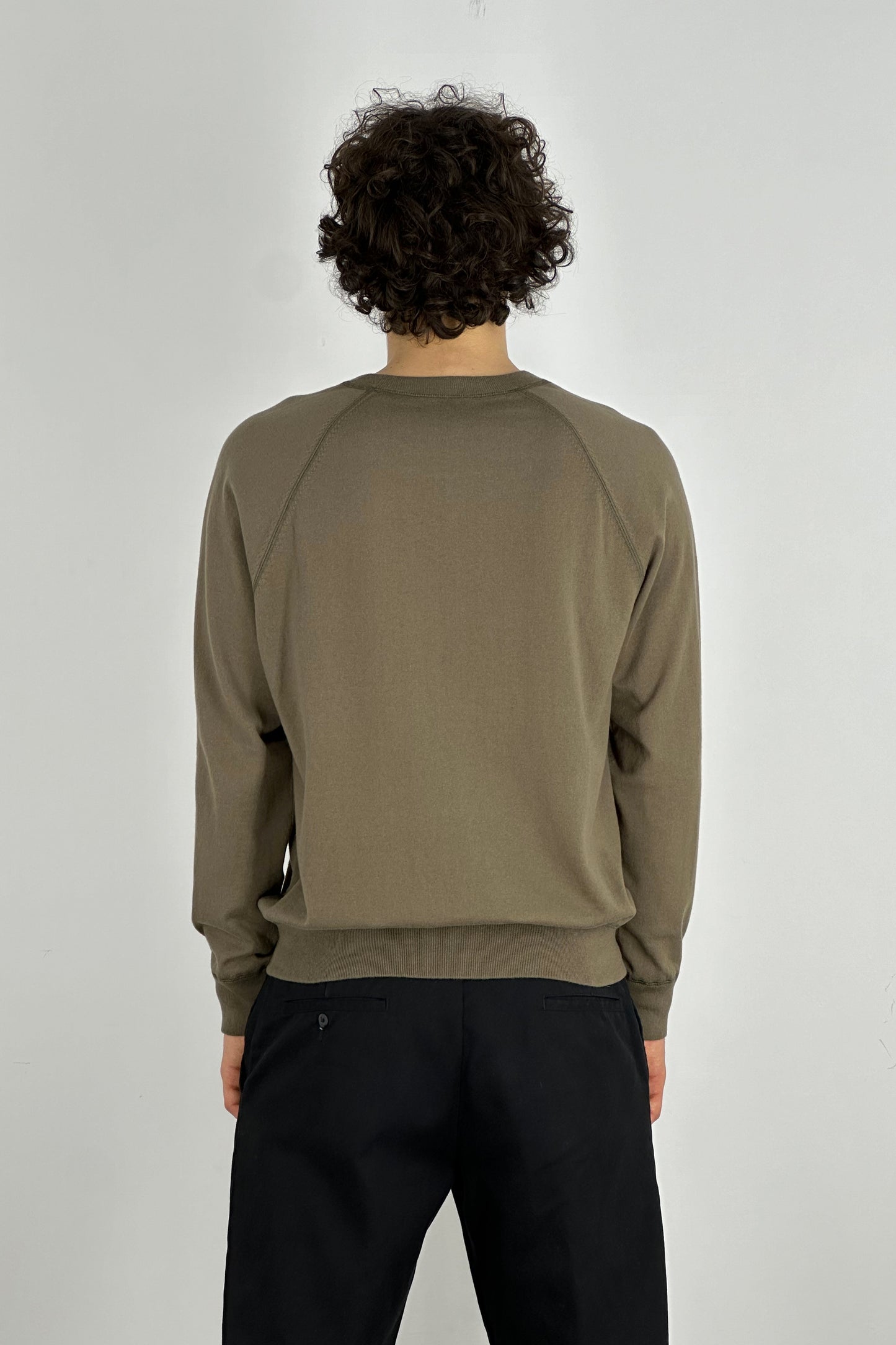 Cotton - Cashmere Crew Neck Sweatshirt