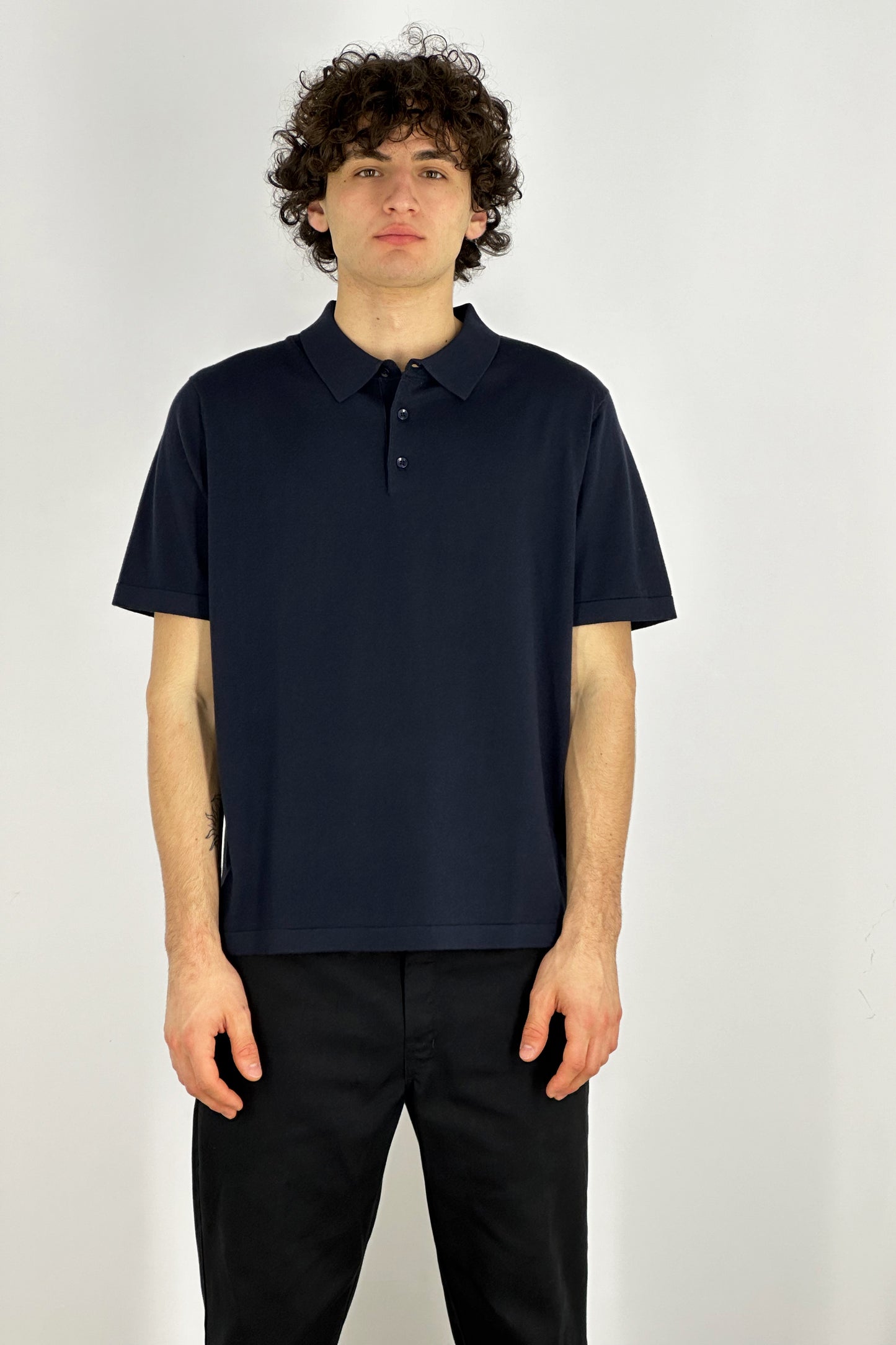 Polo Mezza Manica Cotone - Cashmere