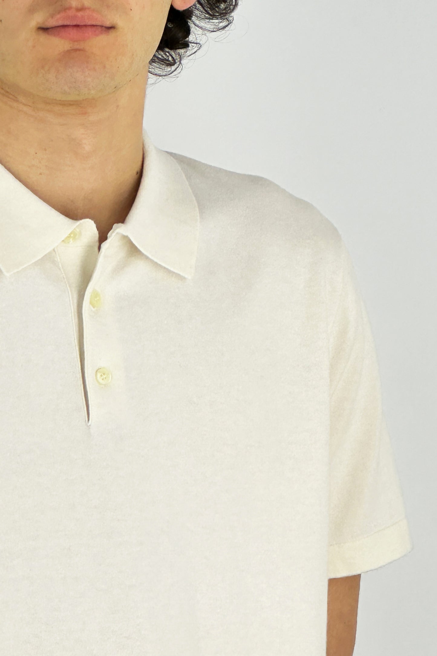 Polo Mezza Manica Cotone - Cashmere