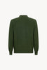 Lupetto Mezza Zip a Costa Inglese in Puro Cashmere Loden