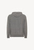 Felpa Uomo con Cappuccio in Puro Cashmere Silver