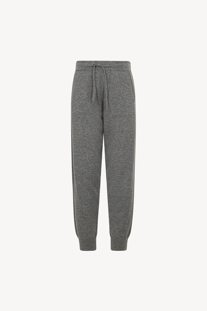 Pantaloni Jogging Unisex in Puro Cashmere Silver