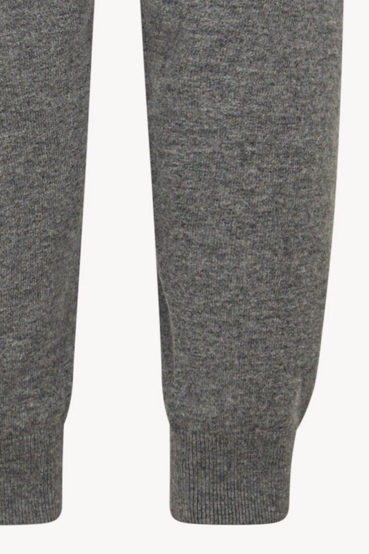 Pantaloni Jogging in Puro Cashmere Silver