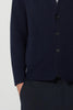 Blazer in Maglia Stoffa in Puro Cashmere Navy