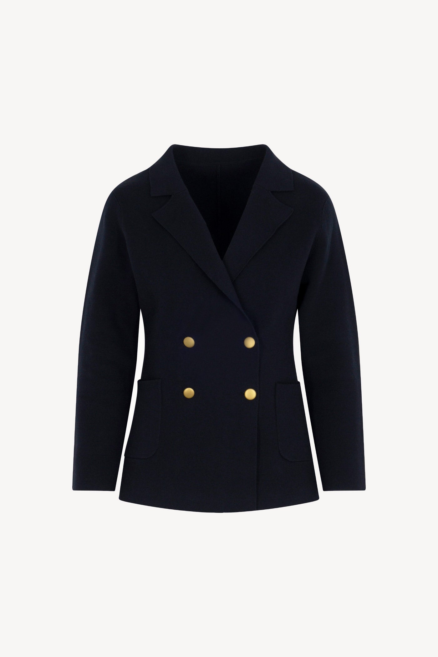 Cotton - Cashmere Double Breasted Blazer
