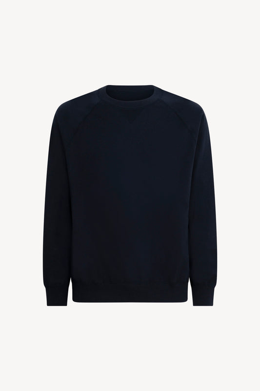 Cotton - Cashmere Crew Neck Sweatshirt