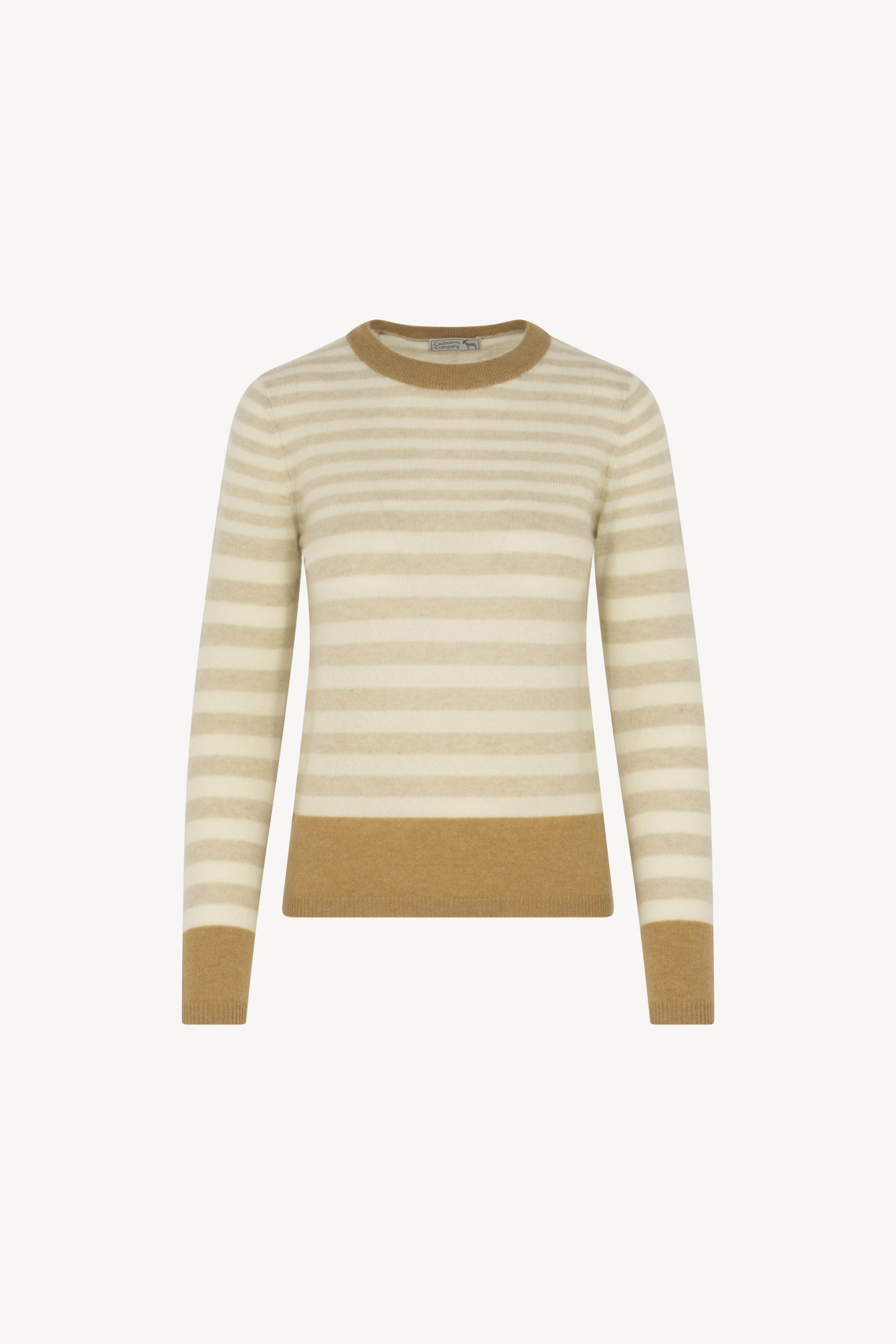 Girocollo Velo Righe Puro Cashmere