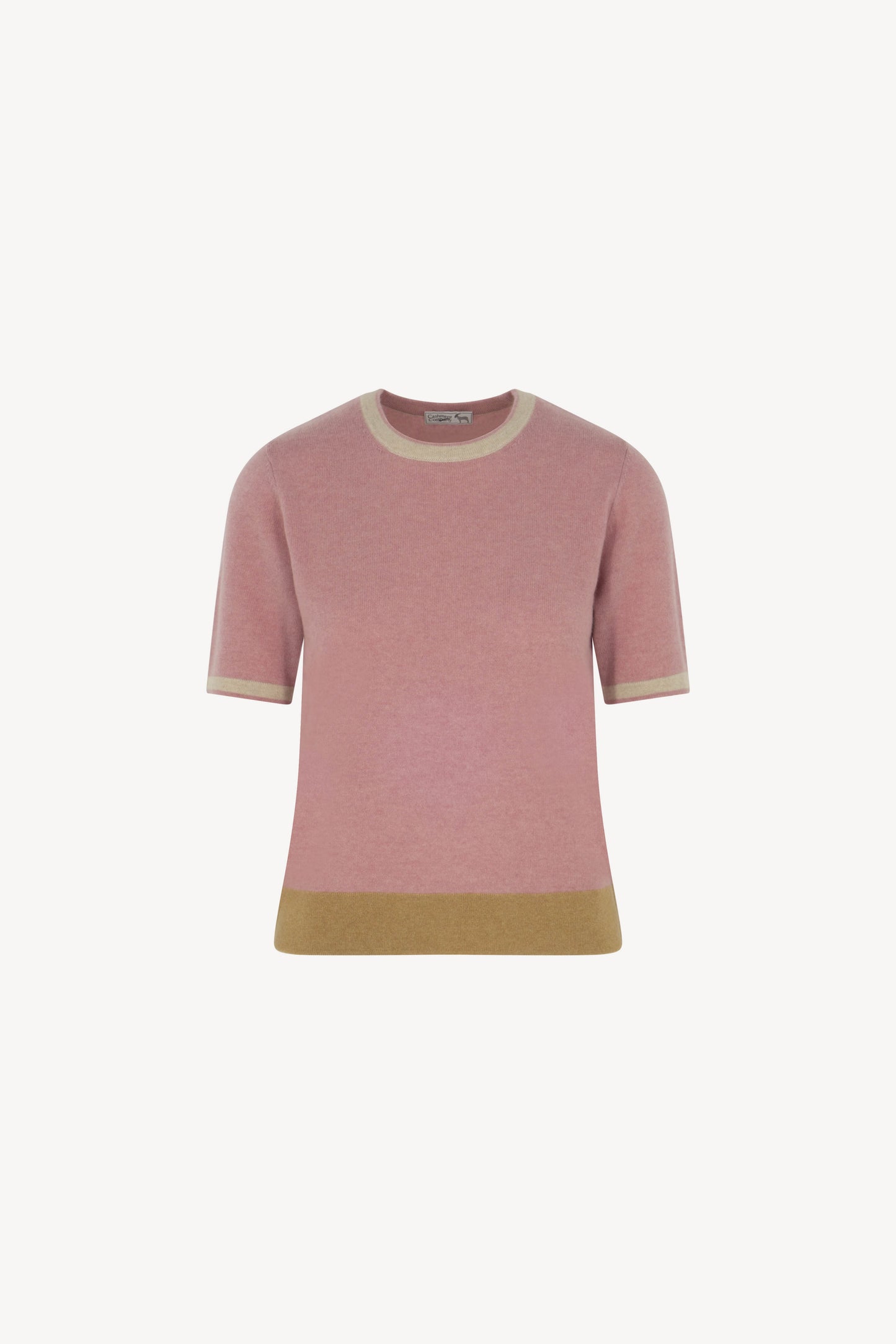 Mezza Manica Color Block Puro Cashmere