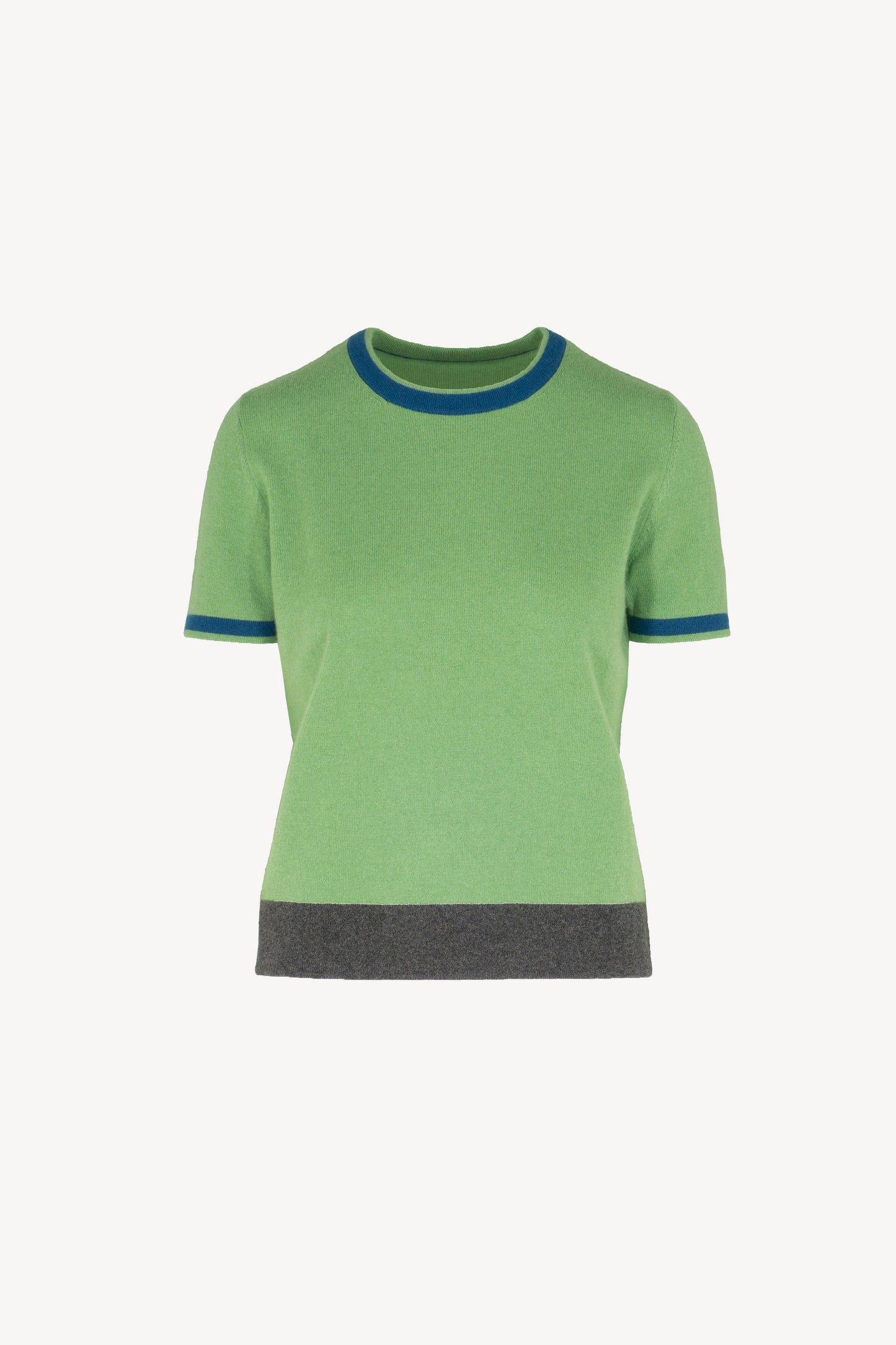 Mezza Manica Color Block Puro Cashmere
