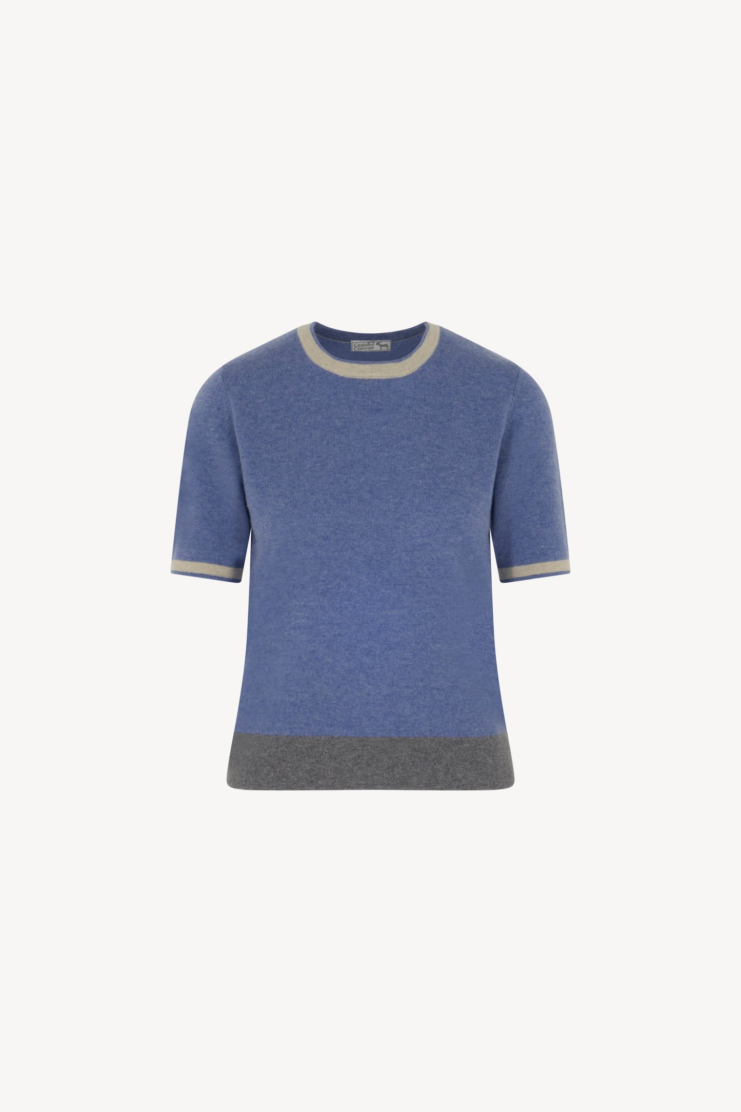 Mezza Manica Color Block Puro Cashmere