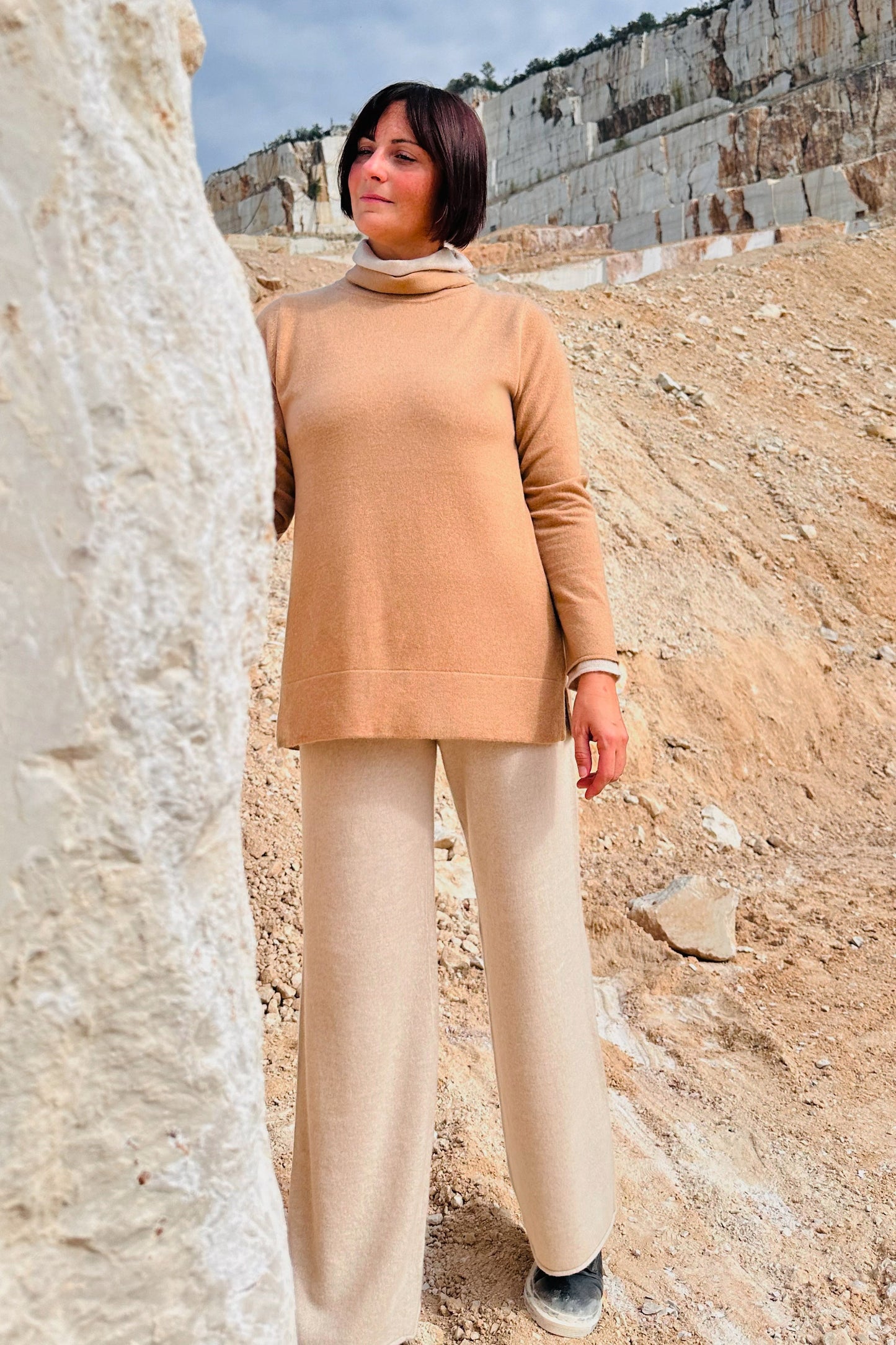 Lupetto Bordi Double Puro Cashmere