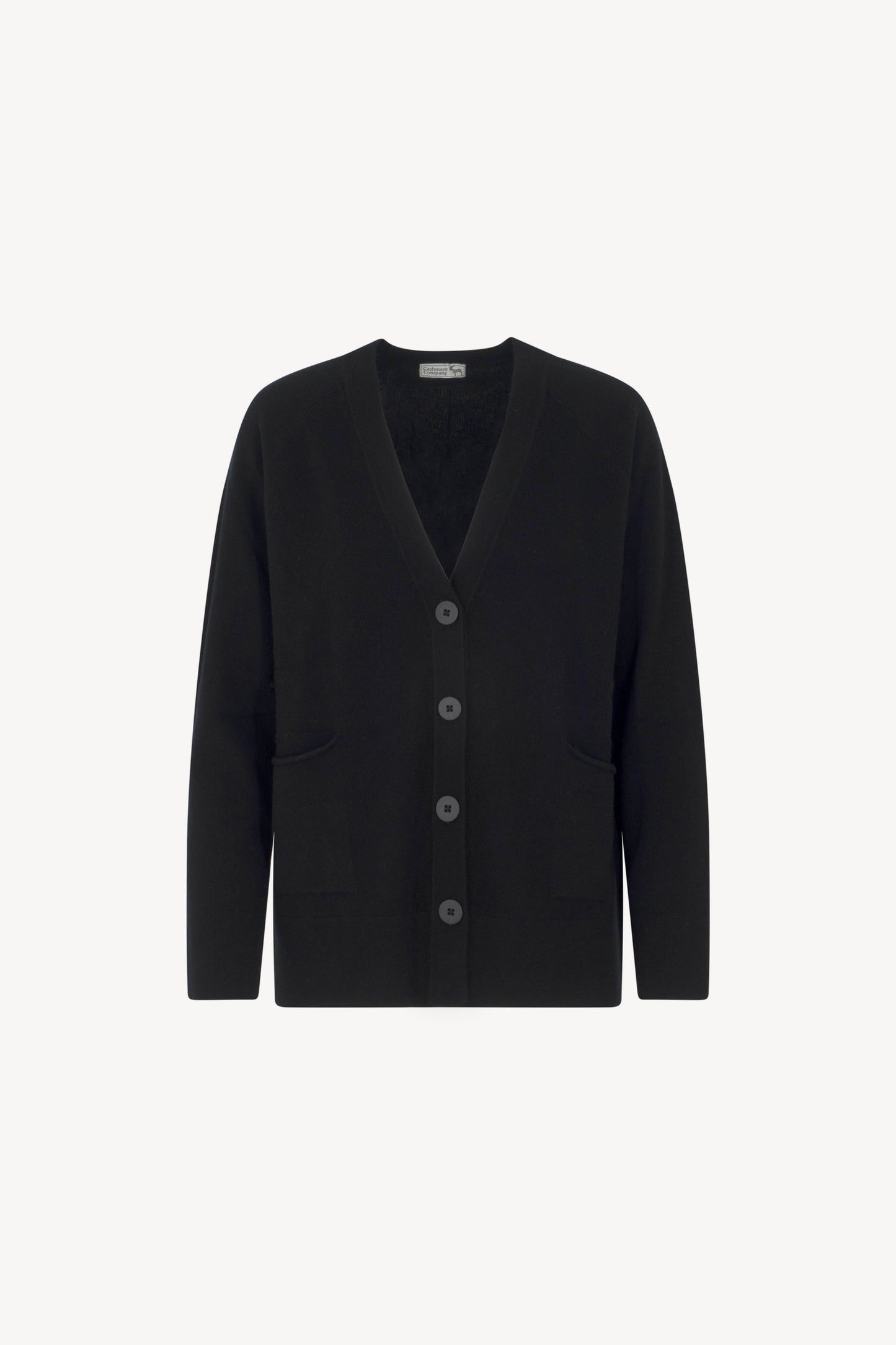 Cardigan Raglan Tinta Unita Puro Cashmere