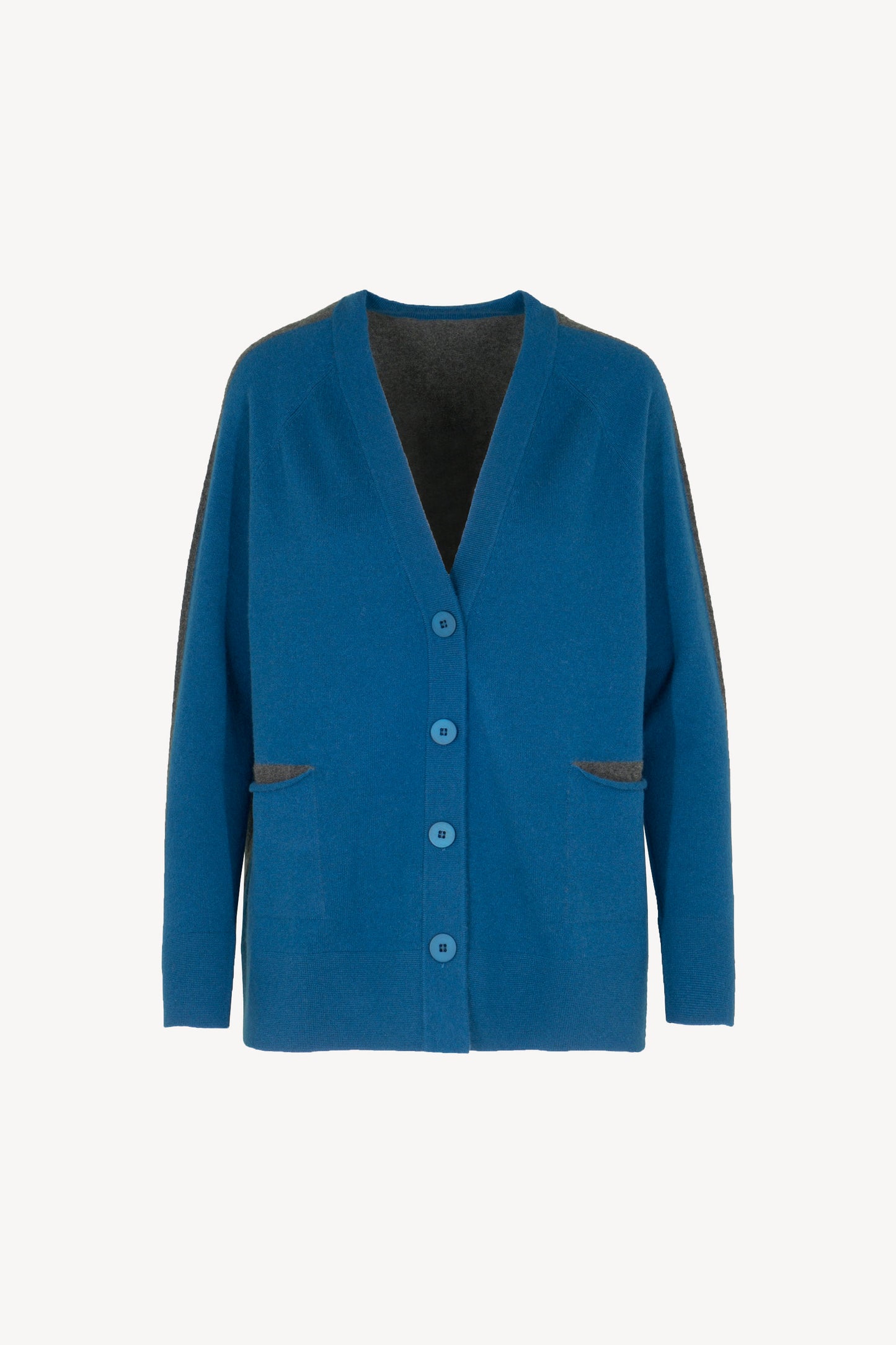 Cardigan Raglan Puro Cashmere