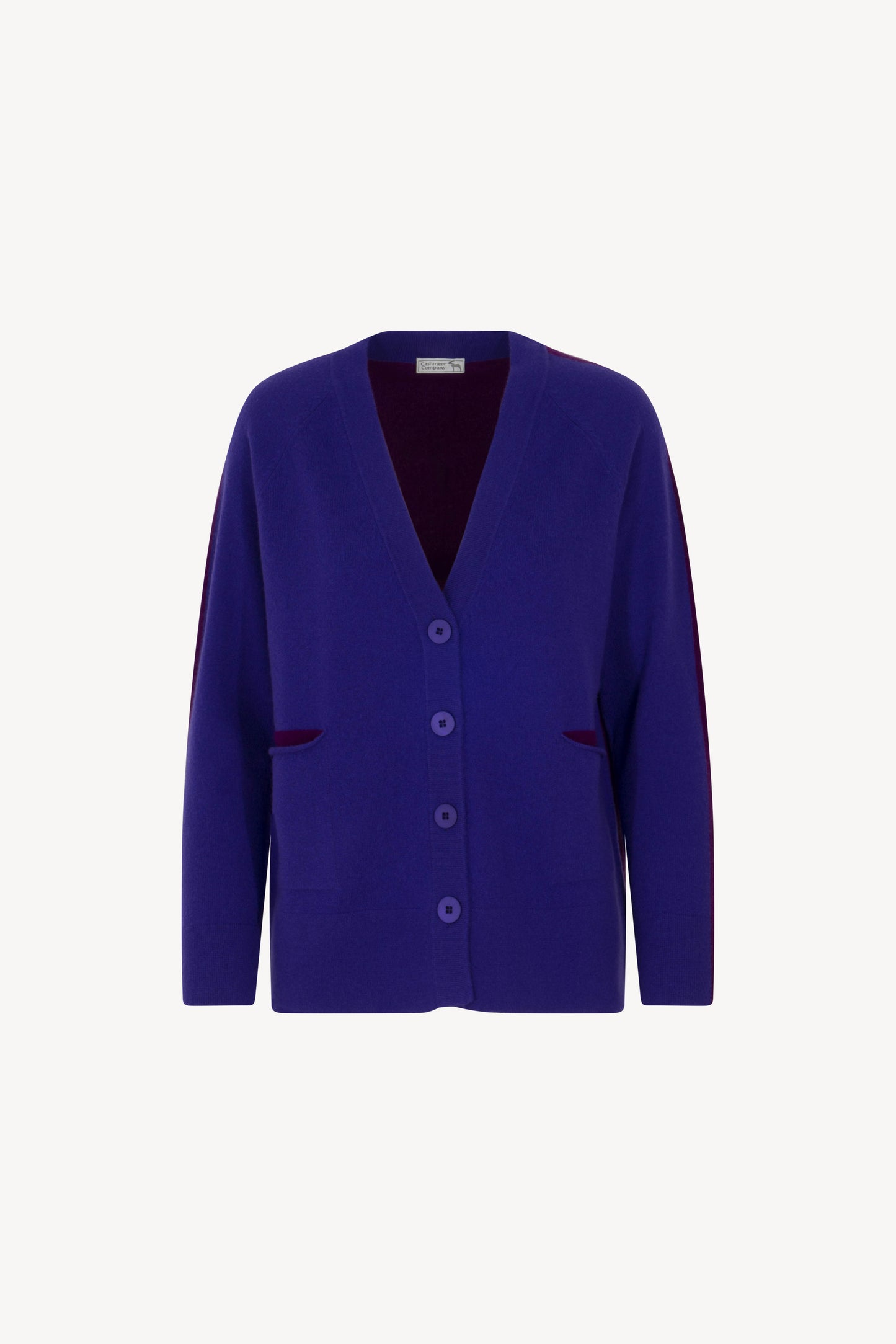 Cardigan Raglan Puro Cashmere