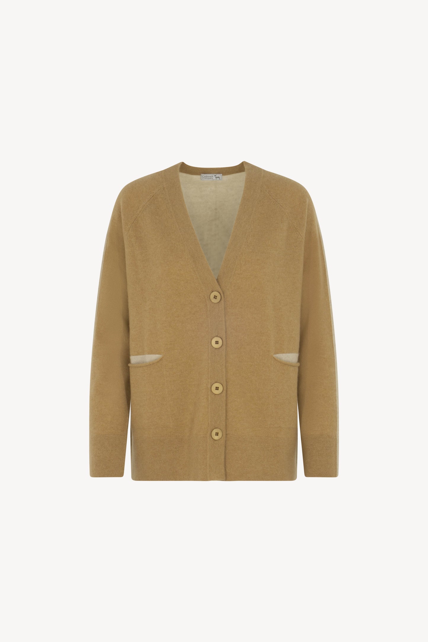 Cardigan Raglan Puro Cashmere