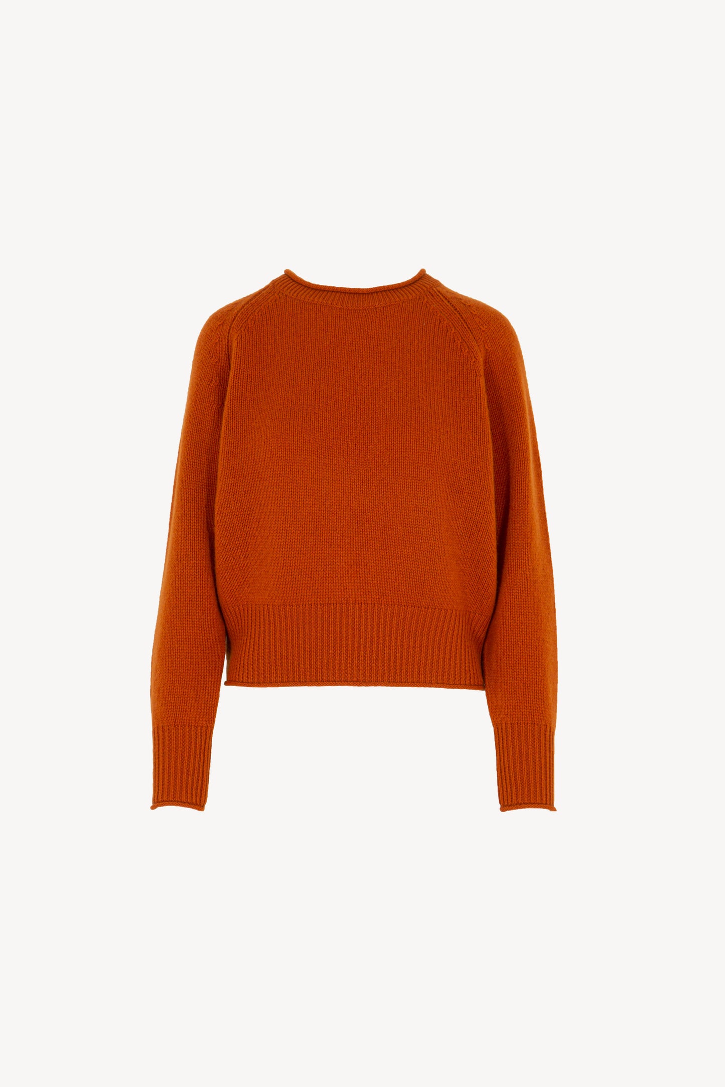 Maglia Girocollo Cropped Puro Cashmere
