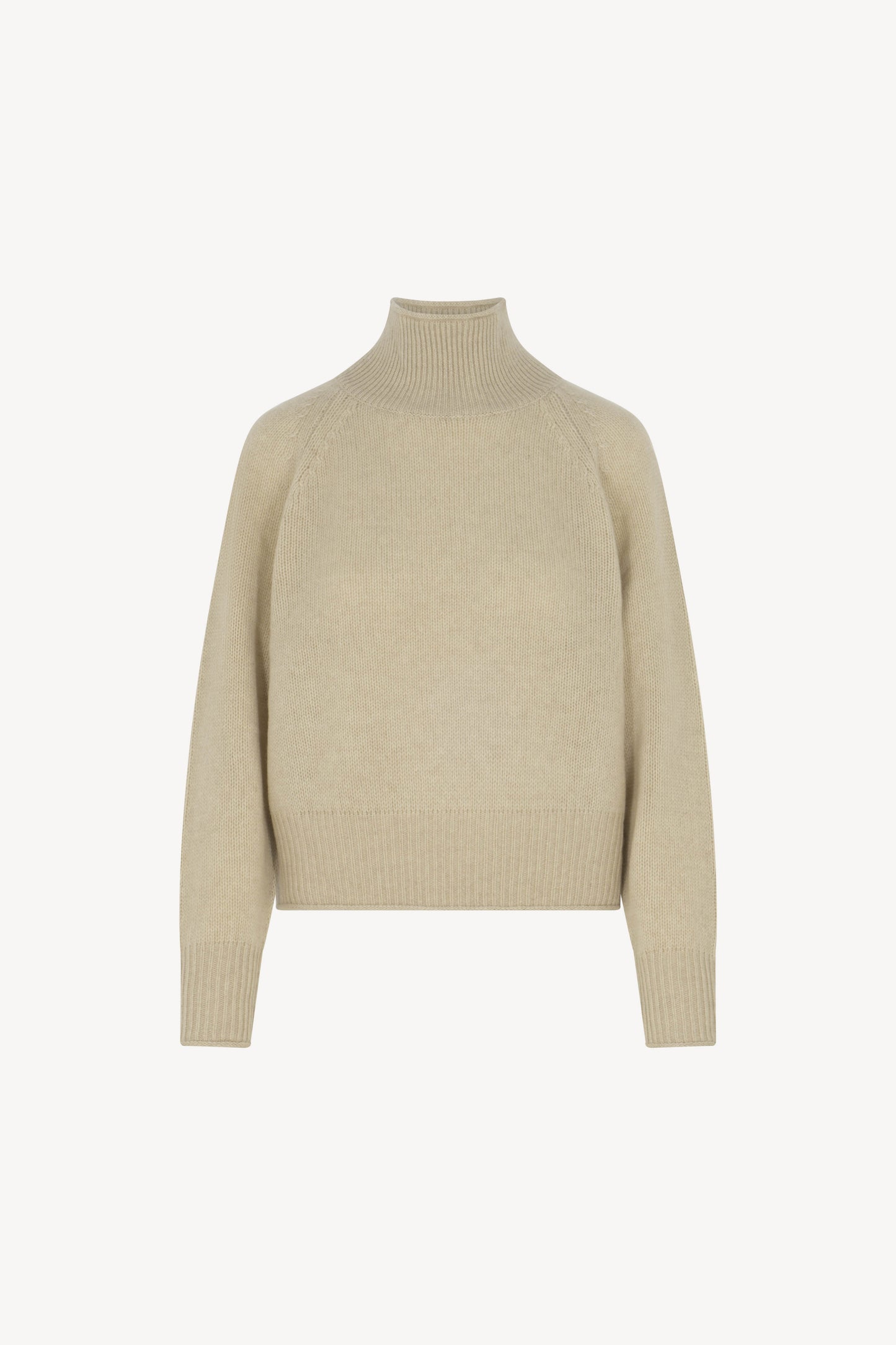Maglia Dolcevita Cropped Puro Cashmere