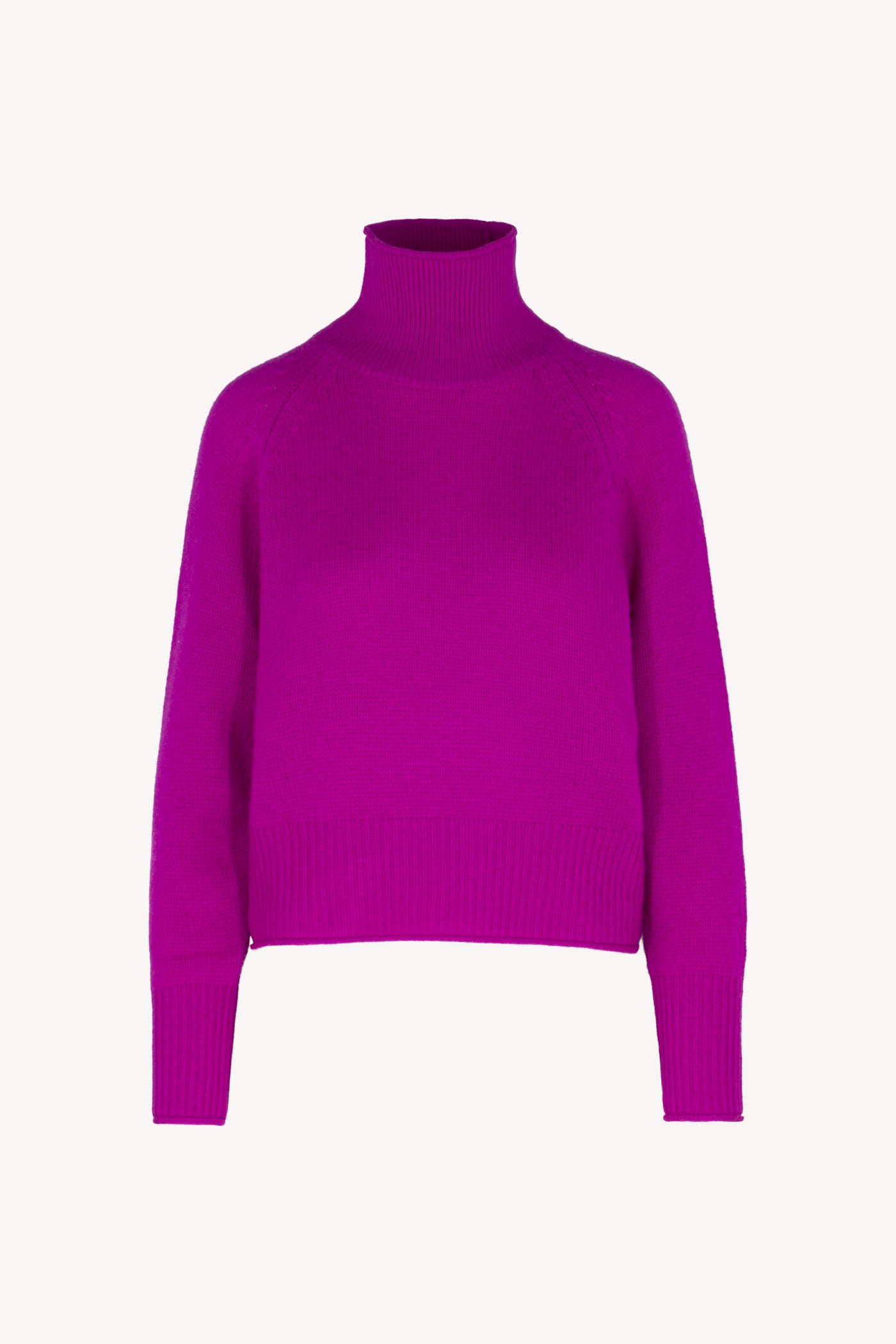 Maglia Dolcevita Cropped Puro Cashmere
