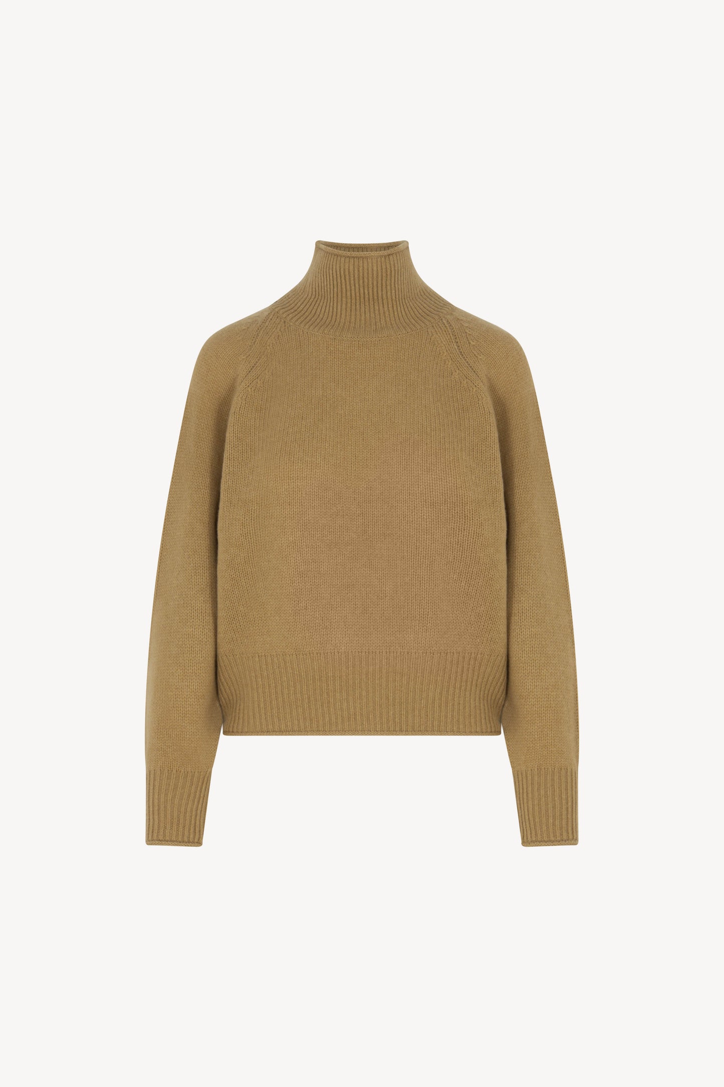 Maglia Dolcevita Cropped Puro Cashmere