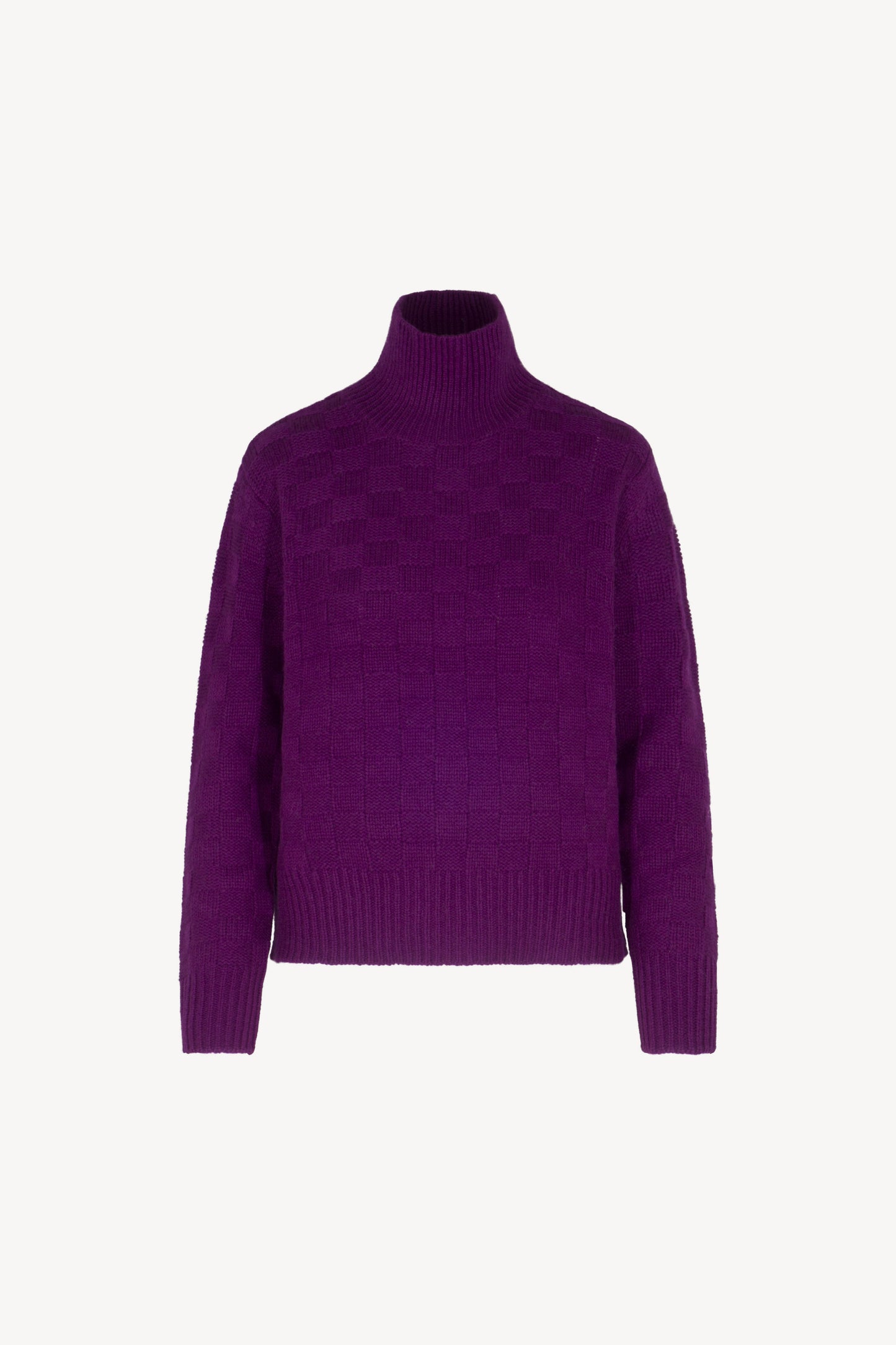 Lupetto Punto Canestro Puro Cashmere