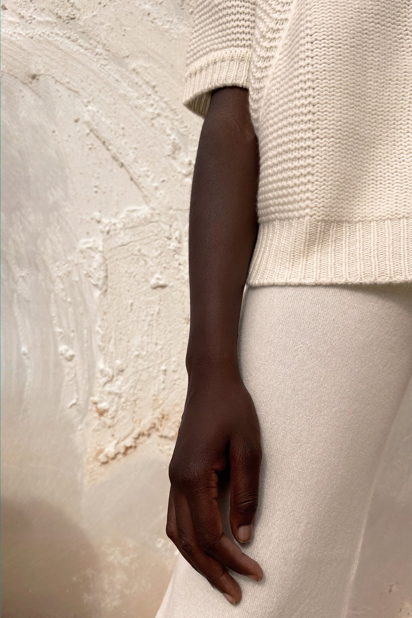 Poncho Trecciona Puro Cashmere