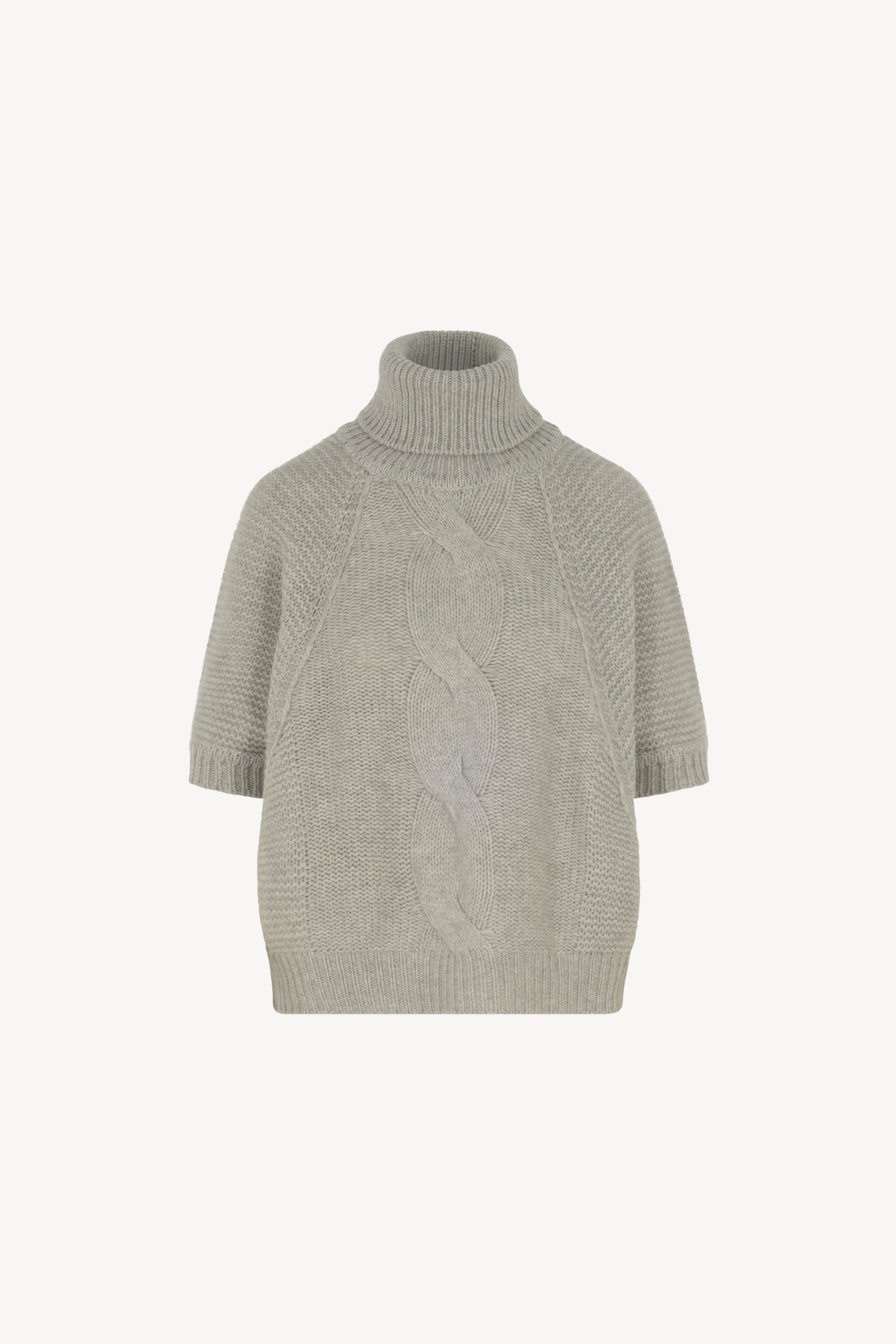 Poncho Trecciona Puro Cashmere